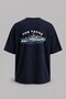 Oversize Tcg Yavuz Dalgalar Arası V2 Pocket and Back Printed Unisex T-Shirt - 3