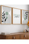 Natural Wood Framed Modern Minimalist Home Sweet Home Decorative Wall Decor Painting for Hall Living Room Entrance - 2