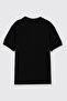 Boy's Collared Short Sleeve Black T-Shirt - 3