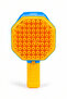 Electric Multi-Hole Bubble Gun for Kids – Automatic Bubble Blaster with Rechargeable Battery, USB Charging Cable & Bubble Tray – Blue & Yellow - 5