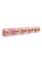 5-Piece Adhesive Hanger Pink Gold – Wall-Mounted Strong Adhesive Bathroom Kitchen Door Hanger Without Drilling - 2