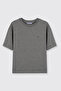 Unisex Kids' Gray Short Sleeve T-Shirt