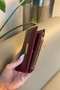 Claret Red Women's Card Holder and Wallet - 4