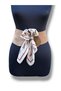 Estelle Mink Nubuck Belt with Scarf |   Casual Women's Belt - Standard Size - 3