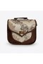 Ethnic Patterned Tapestry Woven Shoulder Bag (20X20 cm) - Classic Women's Bag with Locking Strap