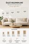 Natural Wood Framed 3-Piece Bauhaus Blue Geometric Pattern Modern Decorative Painting Wall Decor for Living Room Living Bedroom Kitchen - 3