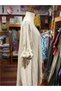 Stone Color Bohemian Asymmetrical Casual Linen Kaftan - 4