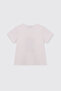 Girl's Printed Short Sleeve White T-Shirt - 2