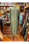 Khaki Color Bohemian Linen Kaftan with Tassels and Pocket Detail - 8