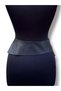 Darke Red Leather Belt with Scarf, Casual Women's Belt |   Stapled Style - Standard Size - 5