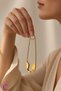 Giant Safety Pin Design Stylish Bun Hairpin Gold 14cm - Trendy Metal Large Size Clip-On Hair Stick - 4