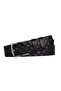 100% Genuine Leather, 4.2 cm Black Patterned Non-Foldable Denim Belt, Linen Belt 4Cm-Apo - 6