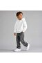 Children's Unisex Hooded Zippered White Cardigan