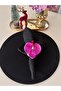 6-Piece Purple Orchid Napkin Holder Tableware Presentation Napkin Ring Buckle Ring
