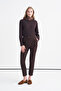 Pleated High Waist Brown Trousers 0200 - 2