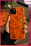 غطاء حماية من السيليكون مخملي من الداخل بنمط Orange Garfield Lazy Days لهاتف iPhone 11 - 3