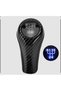 مقبض ناقل الحركة لسيارات BMW E30 E34 E36 E39 E46 E90، E91، E92، 5 سرعات، أبيض اللون مع إضاءة، مزخرف بالألياف