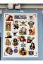 One piece themed decorative sticker set - 35 pieces