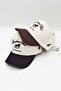 Equestrian Club Embroidered Unisex Premium Hat – Ecru/Black Adjustable Trucker Cap - 7