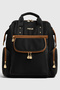 Focux Premium Fabric Mother Baby Care Bag Black - 4