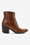 Nova Women's Tan Crocodile Western Dallas Snap-On Boots - 5