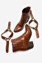 Nova Women's Tan Crocodile Western Dallas Snap-On Boots - 2
