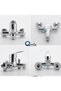 Trend Series Brass Cast Body Bathroom Faucet Chrome Color Bathroom Tap - 5