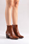 Nova Women's Tan Crocodile Western Dallas Snap-On Boots - 7
