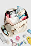 Focux Premium Fabric Mother Baby Care Bag Cream - 7