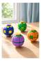 3D 2 in 1 Fidget Spinner Magic Bean Ball, Press and Rotate Stress Relief Puzzle Gyro Toy, Portable Colorful Decompression Fidget Cube for Kids and Adults, Office Anxiety Relief, Educational Fi - 8