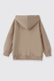 Unisex Kids Beige Zippered Sweatshirt - 2