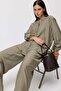 Women's Elastic Waist Wide Leg Pants