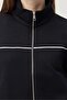 Women's Contrast Detailed Zippered Sweat Top - 6