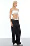 Waist Detailed Linen Trousers - 5