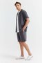 Men's Tie-Waist Textured Shorts - 3