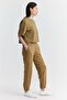 Women's Sweat Bottoms with Elastic Waist and Legs - 3