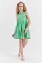 Girl's Basic Drawstring Dress - 6