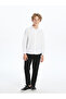 Lcw Kids Black Elastic Waist Textured Boys' Trousers - 2