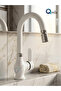 Rustic Model Luxury Bathroom Sink Faucet Brass Body Double Water Inlet Rotary Aerator - 5