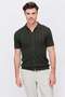 Men's Detailed Buttoned Knitwear Polo Collar T-Shirt