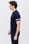 Men's Buttonless Polo Collar Knitwear T-Shirt - 2