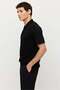 Men's Invisible Zipper Pack Collared Knitwear T-Shirt - 5