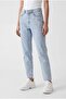 Women's High Waist Stone Jean - 5