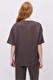 Women's Crew Neck Oversize T-Shirt - 5