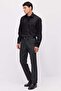 Men's Classic Cut Fabric Trousers with Elastic Waist - 5
