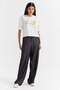 Women's Elastic Waist Wide Leg Pants - 5