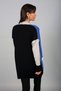 Women's 3-Color Blocky Knitwear Cardigan with Pockets in Plus Size - 4