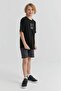 Boy's Shorts with Elastic Waist and Tie Detail - 5