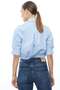 Women's Half Sleeve Poplin Crop Shirt - 5
