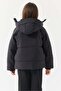 Girl's Hooded Puffer Coat - 4